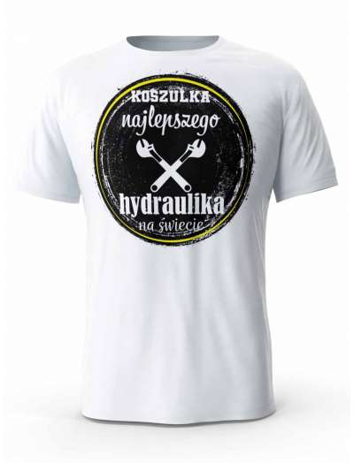 Koszulka Najlepszego Hydraulika, T-shirt Męski, Prezent