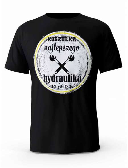 Koszulka Najlepszego Hydraulika, T-shirt Męski, Prezent
