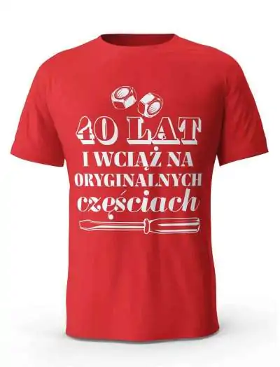 Koszulka na 40 urodziny, T-shirt Dla Mężczyzny