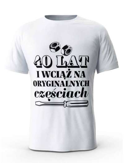 Koszulka na 40 urodziny, T-shirt Dla Mężczyzny