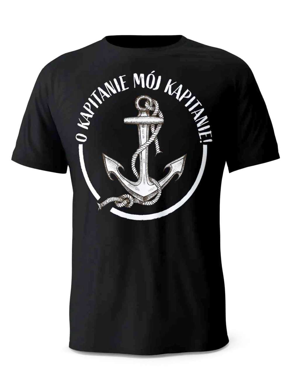 Koszulka O Kapitanie Mój Kapitanie, T-shirt Dla Mężczyzny
