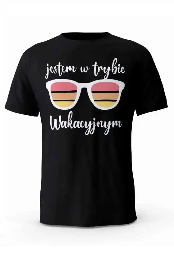 Koszulka Męska Jestem W Trybie Wakacyjnym, T-shirt dla Chłopaka