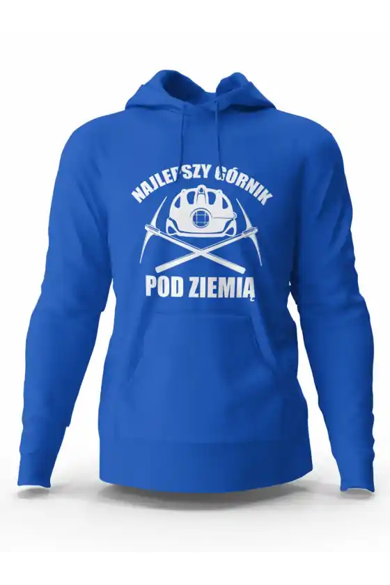 Bluza Męska Najlepszy Górnik Pod Ziemią, Prezent Dla Mężczyzny