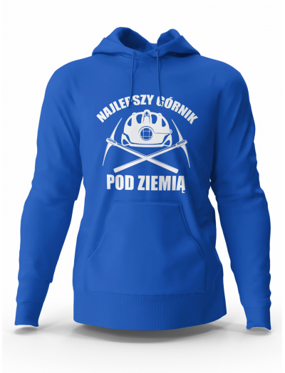 Bluza Męska Najlepszy Górnik Pod Ziemią, Prezent Dla Mężczyzny