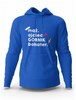 Bluza Męska Mąż Ojciec Górnik Bohater, Prezent Dla Mężczyzny