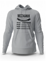 Bluza Męska Mechanik Stawka Godzinowa, Prezent Dla Mężczyzny