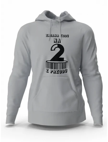 Bluza Męska, Zmiana Kodu Na 2 Z Przodu, Prezent Dla Mężczyzny