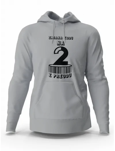 Bluza Męska, Zmiana Kodu Na 2 Z Przodu, Prezent Dla Mężczyzny