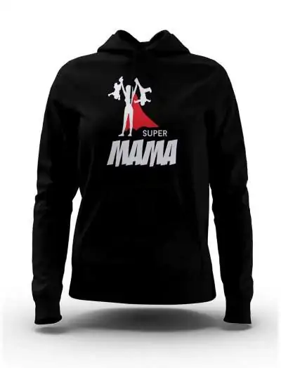 Bluza Damska,Super Mama, Prezent Dla Mamy