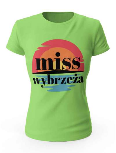 Koszulka Miss Wybrzeża Prezent Damska