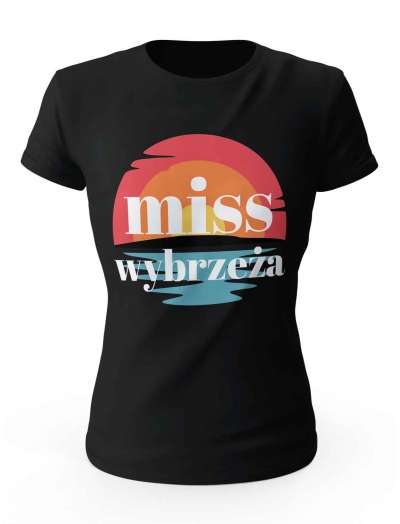 Koszulka Miss Wybrzeża Prezent Damska
