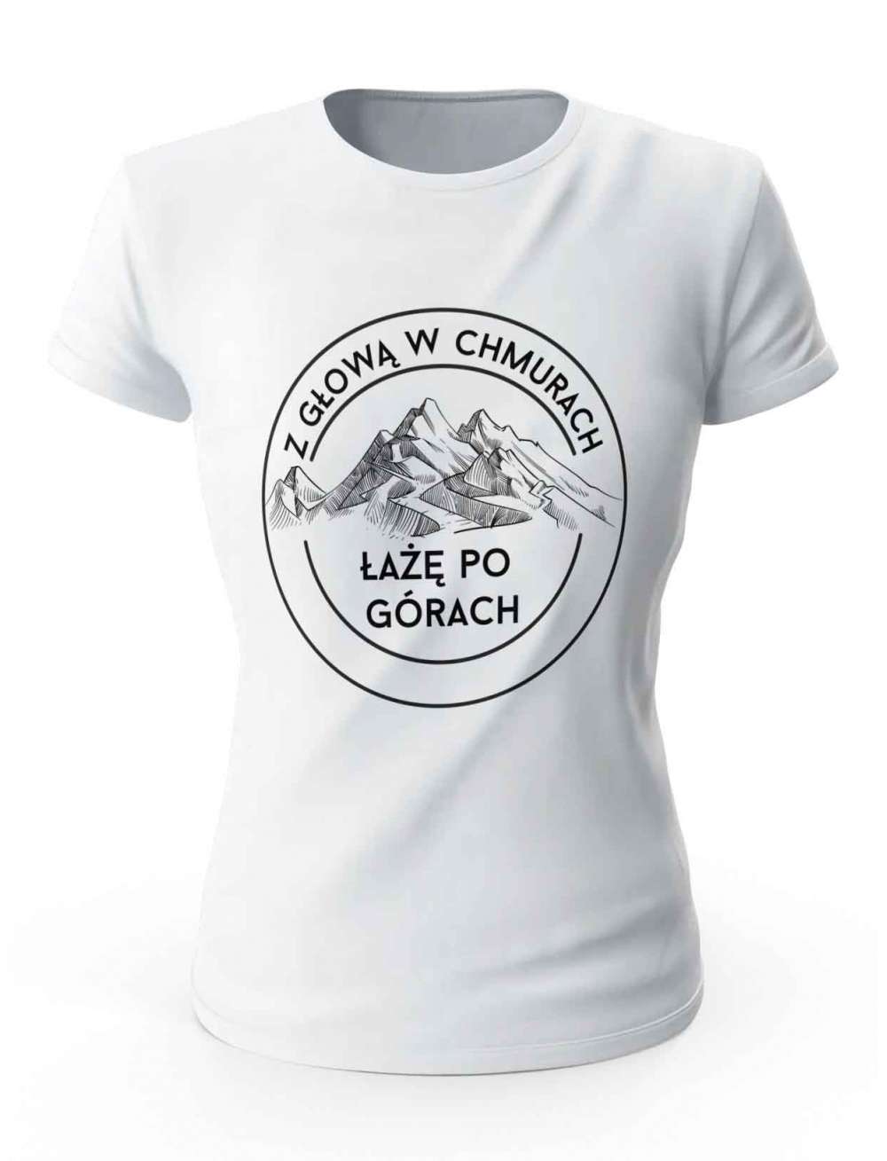 Koszulka Damska Góry,  Prezent T-shirt Dla Kobiety