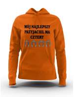 Bluza Damska, Mój Przyjaciel Ma CZtery, Prezent Dla Kobiety