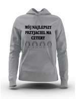 Bluza Damska, Mój Przyjaciel Ma CZtery, Prezent Dla Kobiety