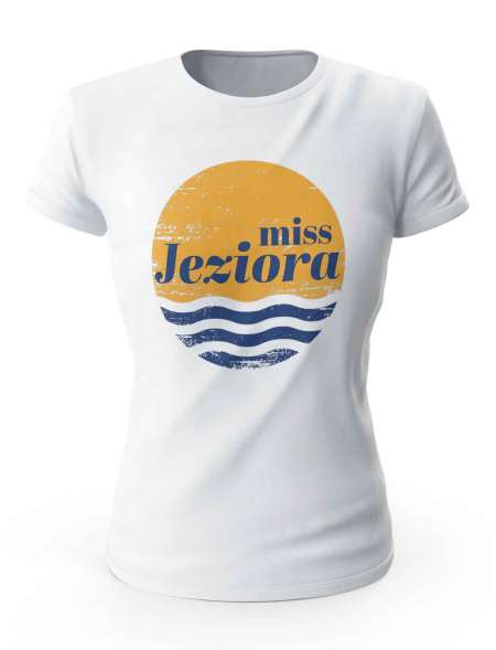 Koszulka Miss Jeziora,  Prezent T-shirt Dla Kobiety