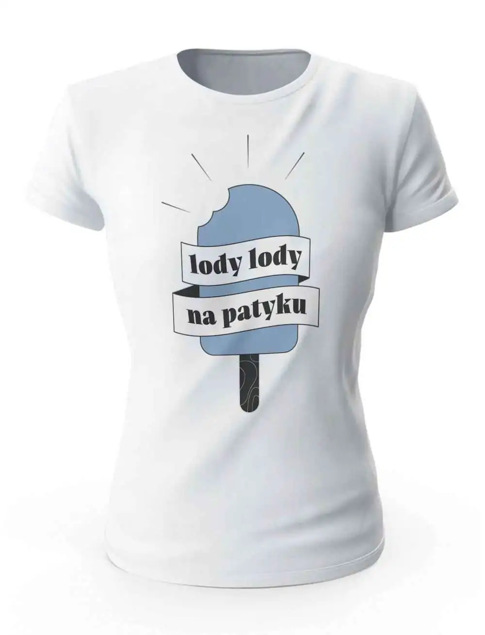 Koszulka Lody Lody Na Patyku. Prezent. Damska