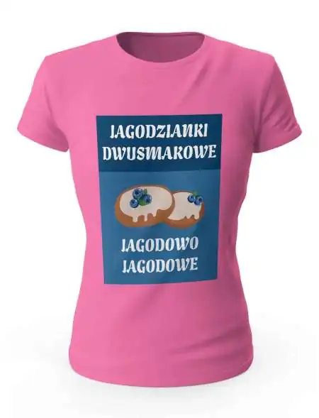 Koszulka Jagodzianki Dwusmakowe. Prezent. Damska