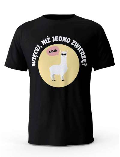 Koszulka Męska Więcej Niż Jedno Zwierzę?, Prezent T-Shirt