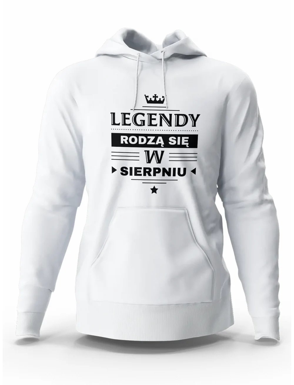 Bluza Męska, Legendy Rodzą Się w Sierpniu, Prezent Dla Mężczyzny