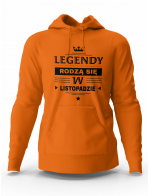 Bluza Męska, Legendy Rodzą Się w Listopadzie, Prezent Dla Mężczyzny