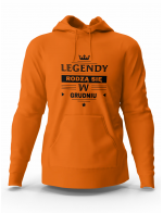Bluza Męska, Legendy Rodzą Się w Grudniu, Prezent Dla Mężczyzny