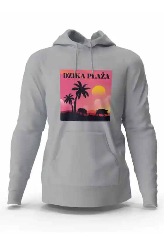 Bluza Męska, Dzika Plaża, Prezent Dla Mężczyzny