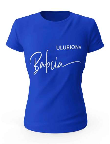 Koszulka Ulubiona Babcia, T-shirt Damski