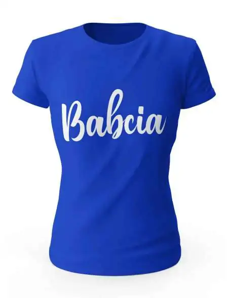 Koszulka Babcia, T-shirt Damski, Prezent Dla Babci