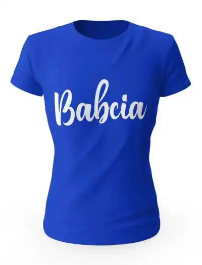 Koszulka Babcia, T-shirt Damski, Prezent Dla Babci