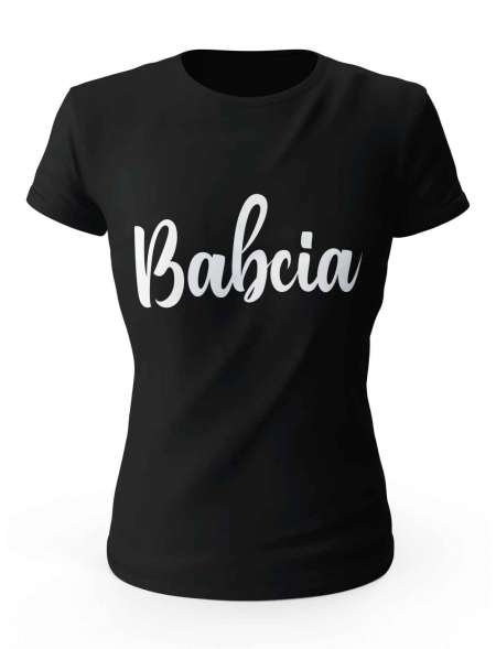 Koszulka Babcia, T-shirt Damski, Prezent Dla Babci