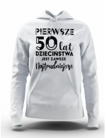Bluza Damska,Pierwsze 50 Lat, Prezent Dla Kobiety