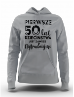 Bluza Damska,Pierwsze 50 Lat, Prezent Dla Kobiety