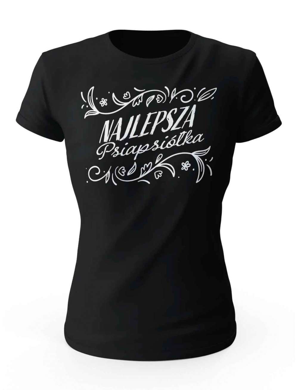 Koszulka Najlepsza Psiapsiółka, T-shirt Prezent Dla Przyjaciółki