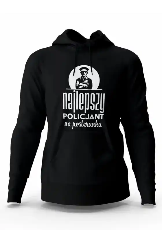 Bluza Męska Najlepszy Policjant Na Posterunku, Prezent Dla Mężczyzny