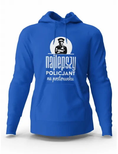 Bluza Męska Najlepszy Policjant Na Posterunku, Prezent Dla Mężczyzny