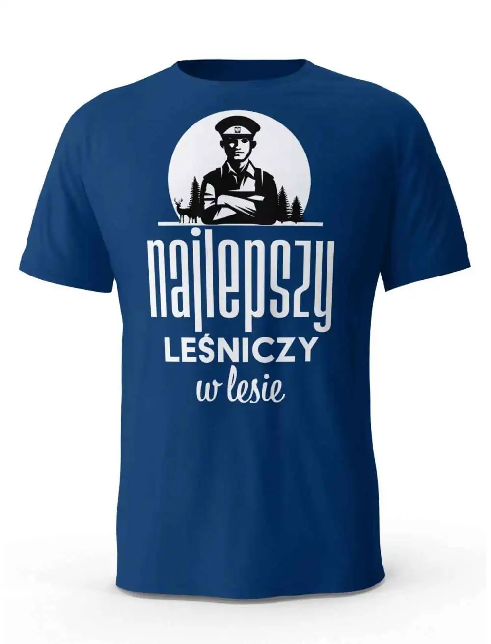 Koszulka Najlepszy Leśniczy, T-shirt Męski, Prezent