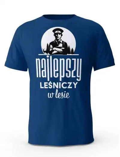 Koszulka Najlepszy Leśniczy, T-shirt Męski, Prezent