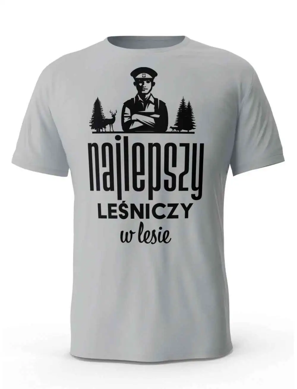 Koszulka Najlepszy Leśniczy, T-shirt Męski, Prezent