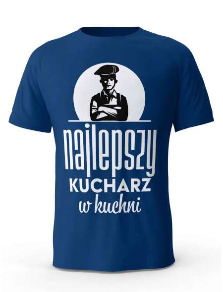 Koszulka Najlepszy Kucharz na Świecie, T-shirt Męski, Prezent