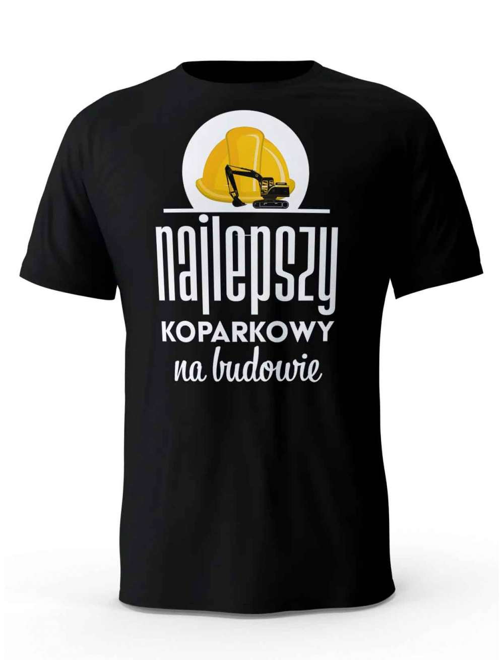 Koszulka Najlepszy Koparkowy Na Świecie, T-shirt Męski, Prezent