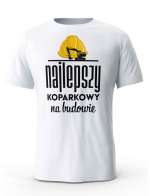 Koszulka Najlepszy Koparkowy Na Świecie, T-shirt Męski, Prezent