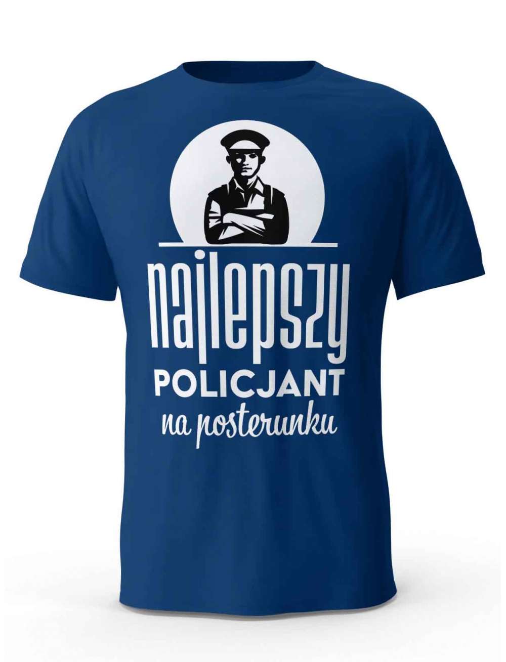 Koszulka Najlepszy Policjant, T-shirt Męski, Prezent