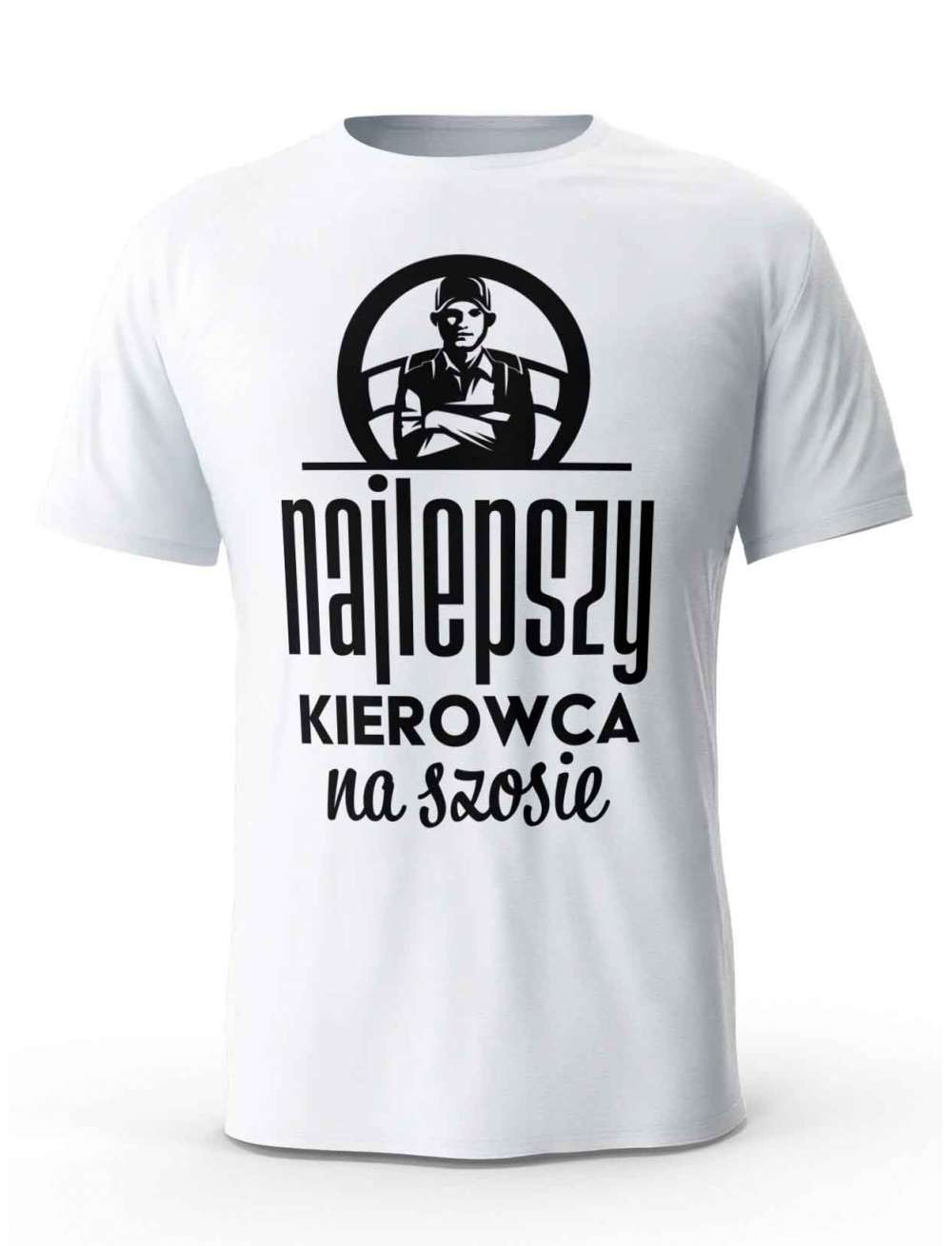 Koszulka Najlepszy Kierowca na Świecie, T-shirt Męski, Prezent