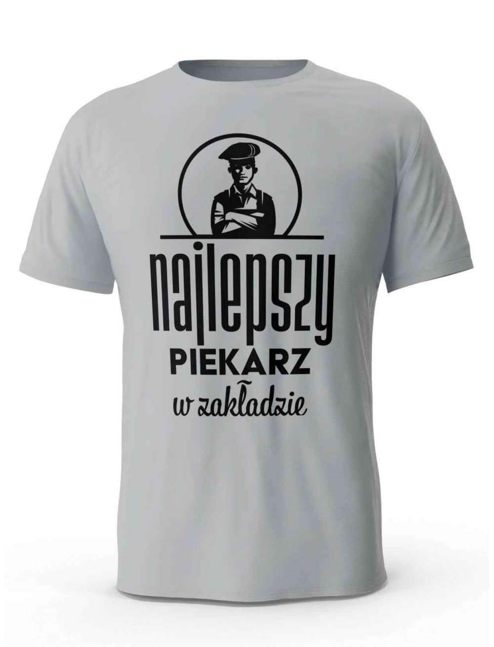 Koszulka Najlepszy Piekarz na Świecie, T-shirt Męski, Prezent