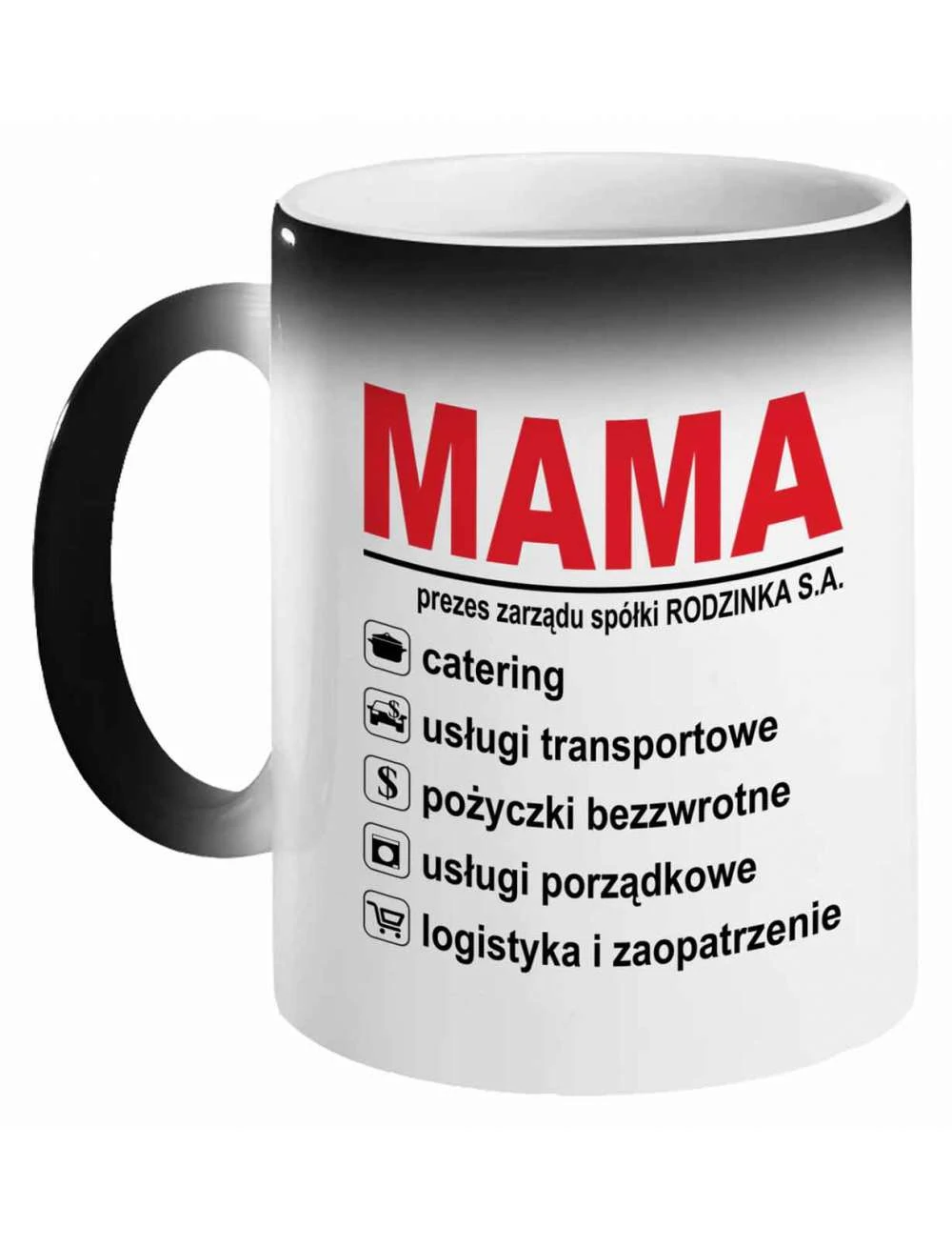 Kubek Magiczny, Mama Prezes Zarządu Spółki, Kubek dla Mamy