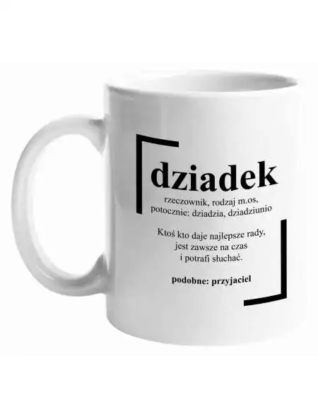 Kubek, Dziadek Definicja, Prezent 