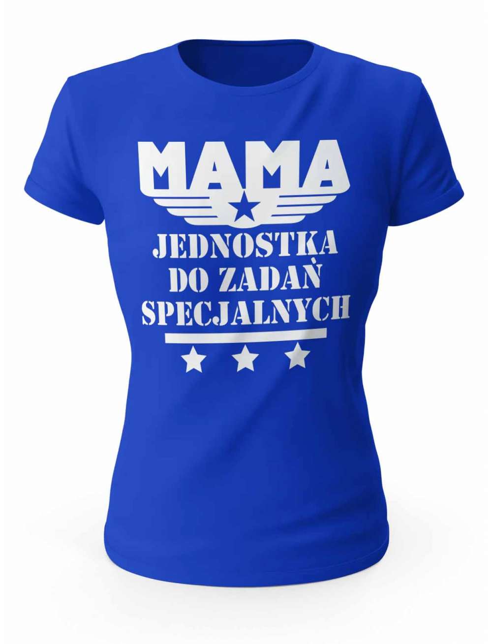 Koszulka Damska Mama Jednostka Do Zadań Specjalnych, Prezent dla Mamy
