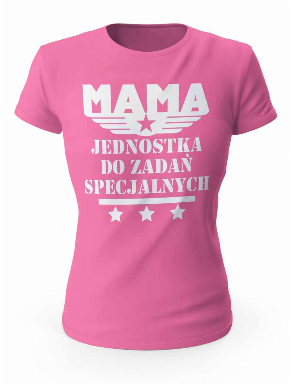 Koszulka Damska Mama Jednostka Do Zadań Specjalnych, Prezent dla Mamy