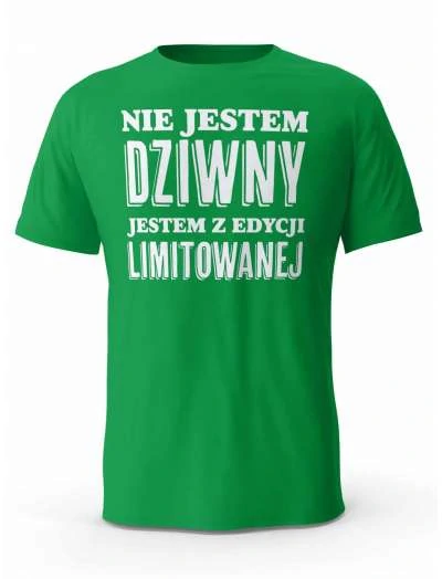 Koszulka Nie Jestem Dziwny, Prezent Dla Mężczyzny