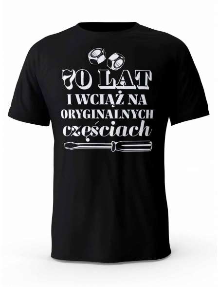 Koszulka na 70 urodziny, T-shirt Dla Mężczyzny